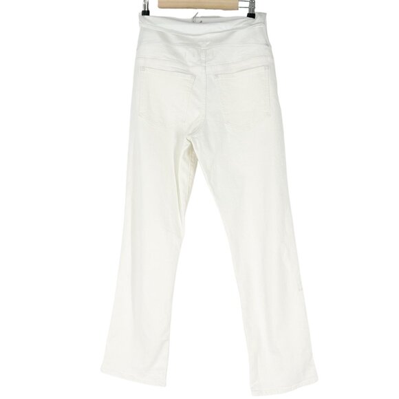 NWT Madewell The Maternity Over-the-Belly '90s Straight Jean in Tile White - Picture 5 of 13